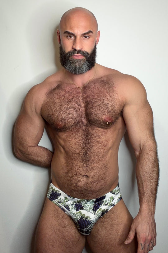 Wet-N-Wild Swim Briefs - Crashing Waves