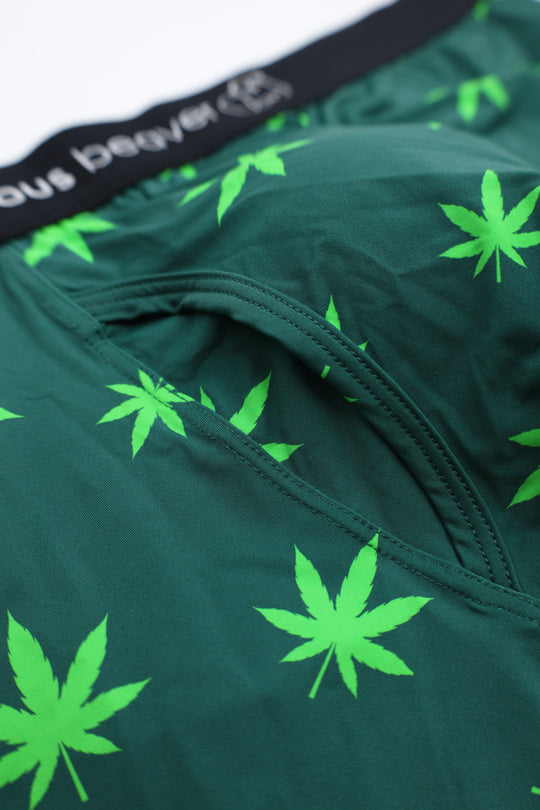 Men's Boxer Briefs - Weed
