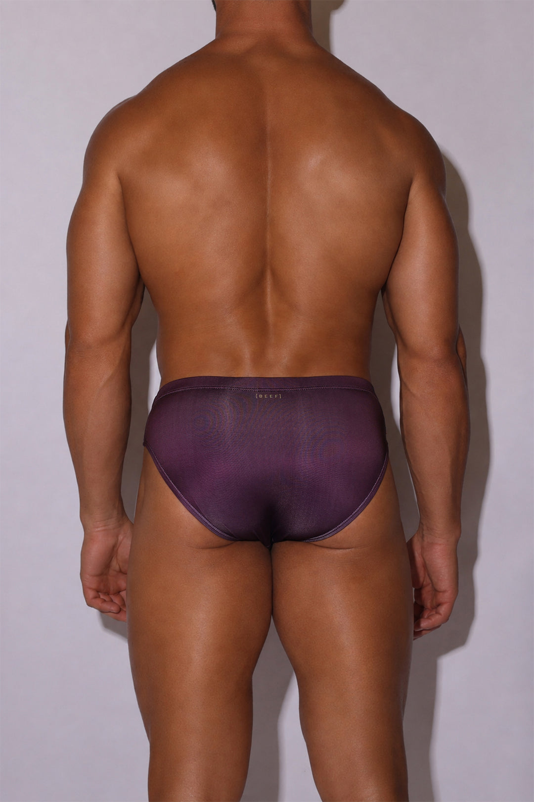 Wet-N-Wild Swim Briefs - Maroon Lightning