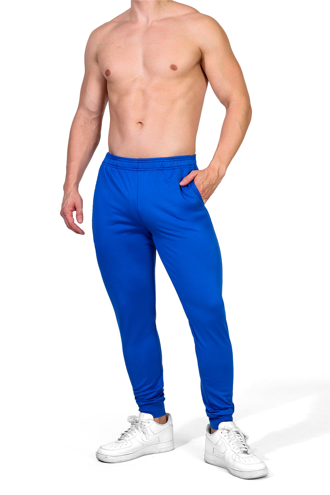 Peek-A-Boo Joggers - Royal Blue