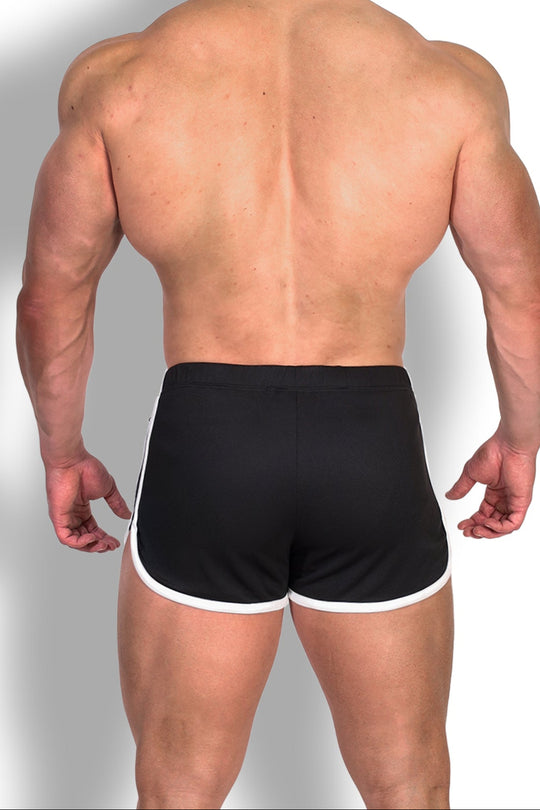 Nightcall Elastic Waist 3" Short Shorts - Midnight Black