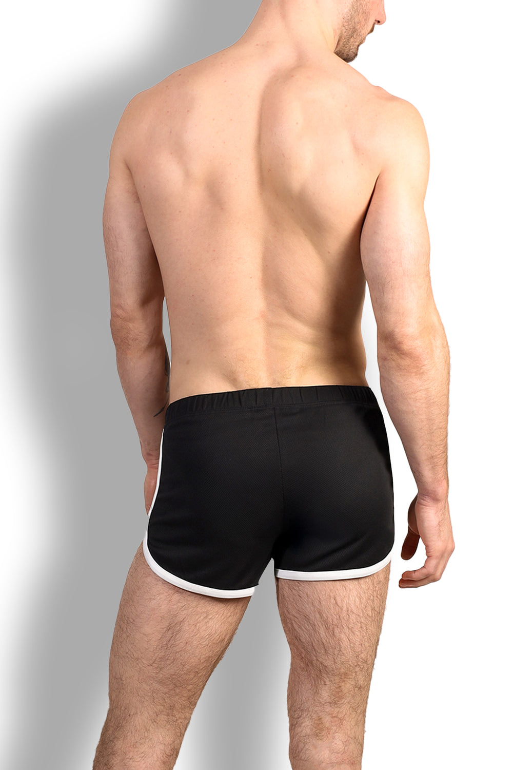 Nightcall Elastic Waist 3" Short Shorts - Midnight Black