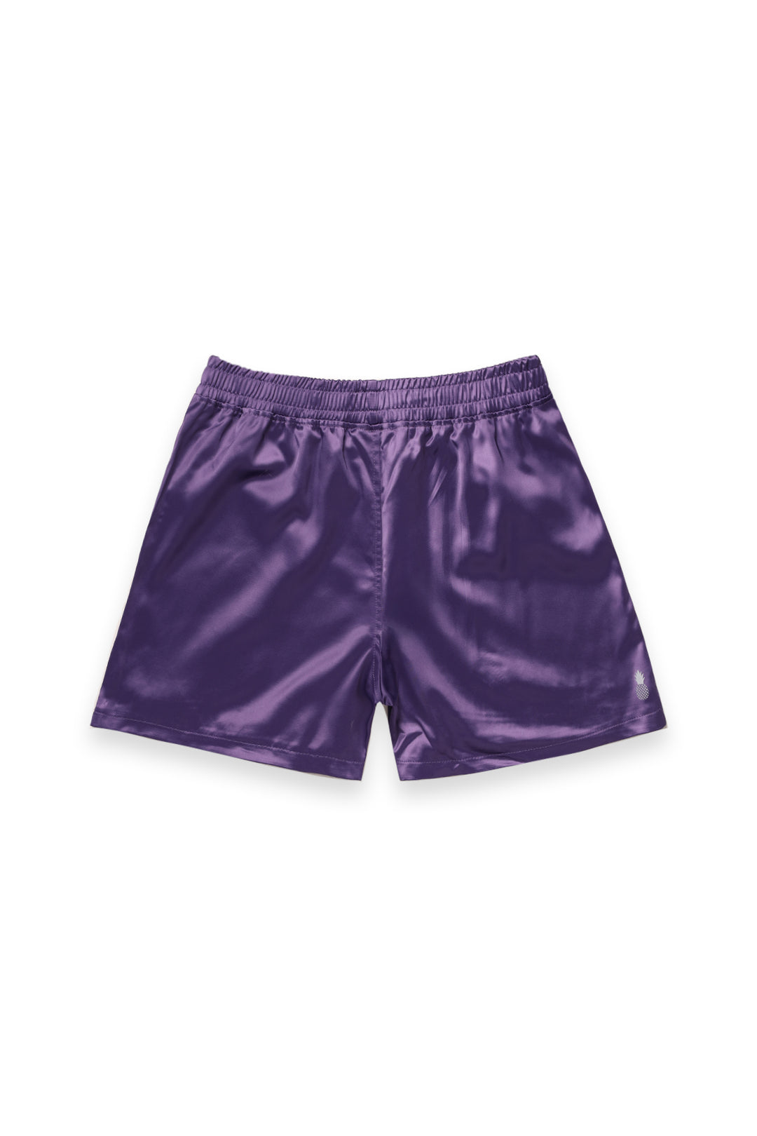 ShimmerFlex Active Shorts - Plum